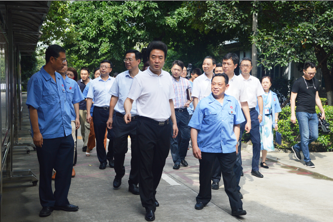 成都市纪委书记王川红到成都PG电子集团调研